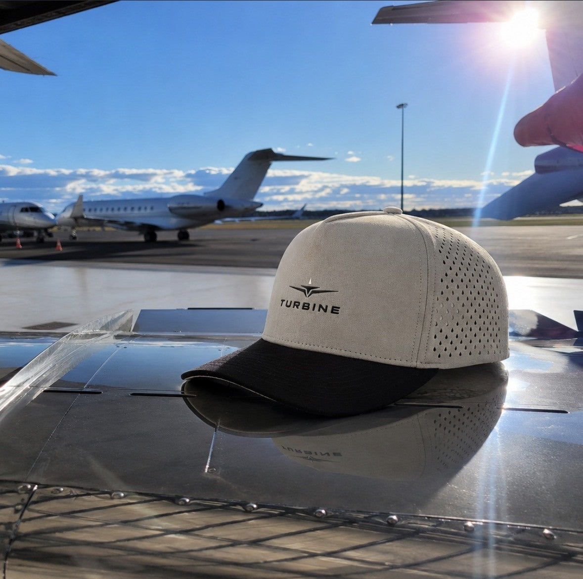 Aviation Cap, three-quarter